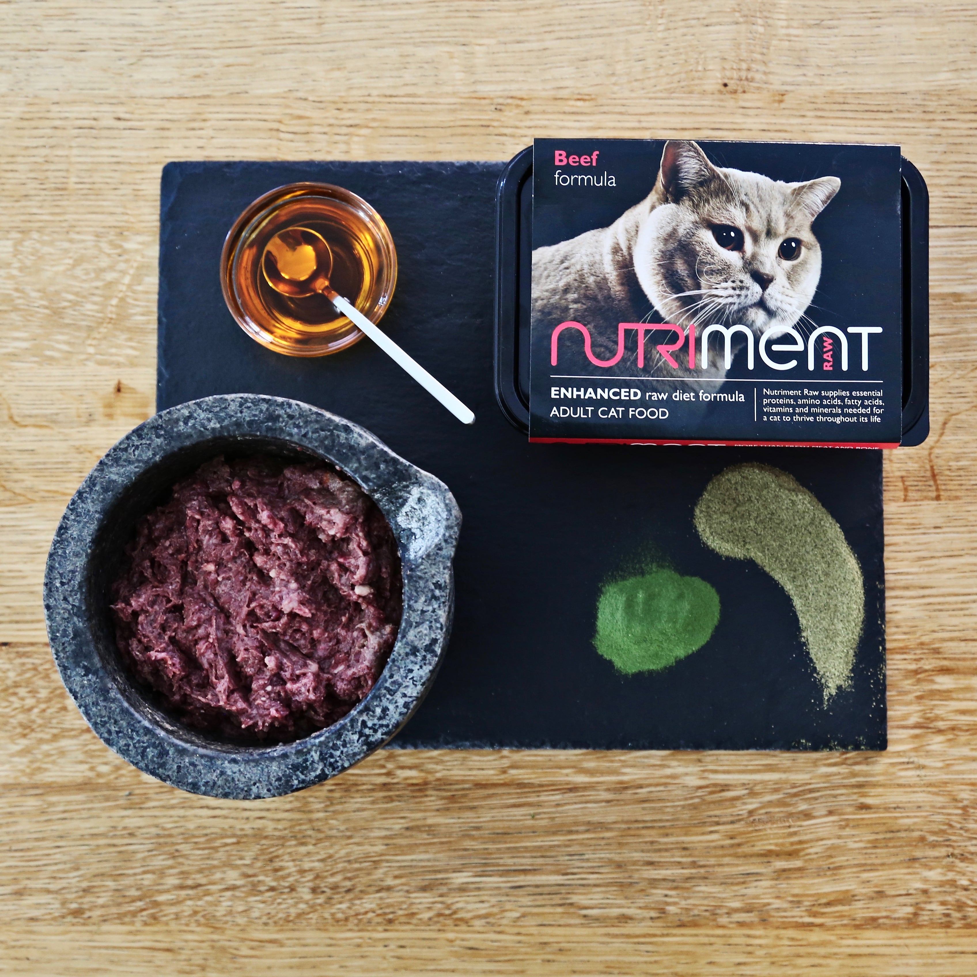 Nutriment Raw Cat Food Beef 500g WoofsADaisy